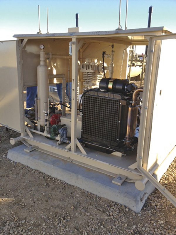 蒸汽回收装置具有无油往复式气体压缩机