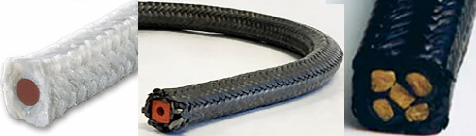 实心圆形橡胶绳、空心橡胶绳、特殊形状的五种绳