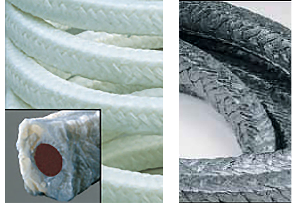 Interbraid橡胶核心包装和方形编织包装