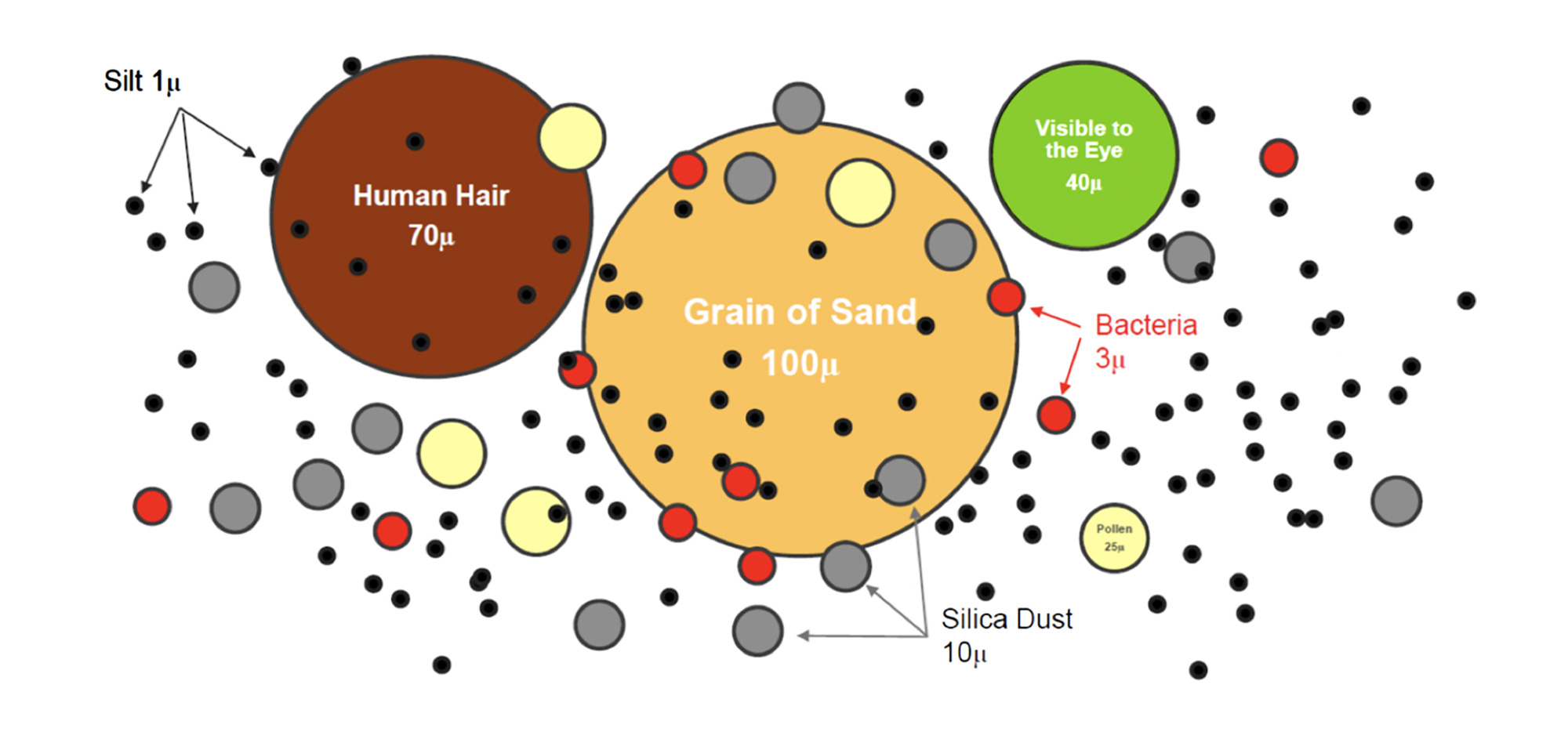 图1:润滑油中发现的潜在污染颗粒(图片由SEPCO提供)